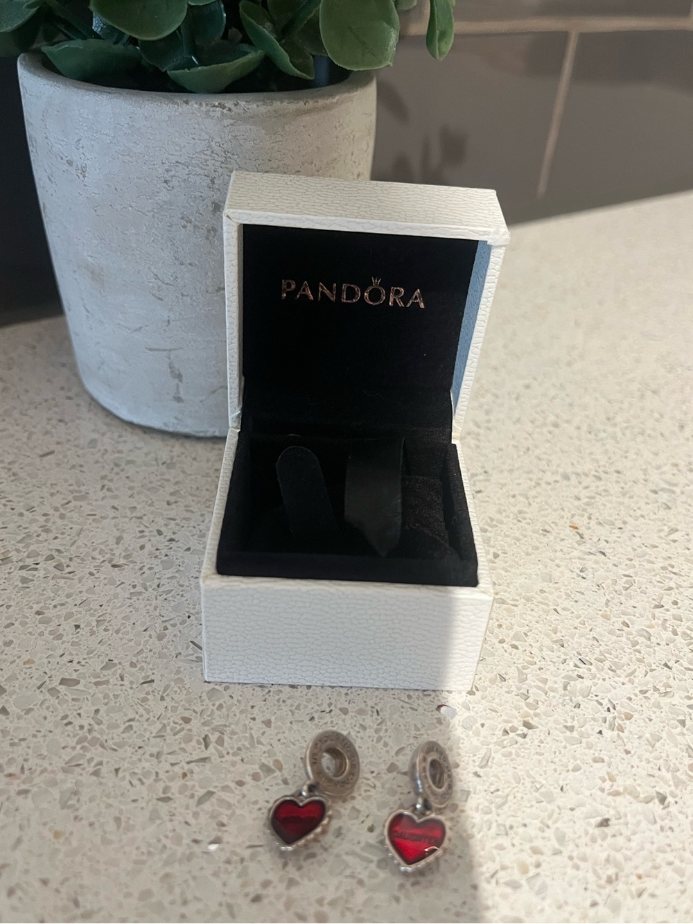 Authentic Pandora Piece of My Heart Mother / Daughter Charm - Picture 4 of 9